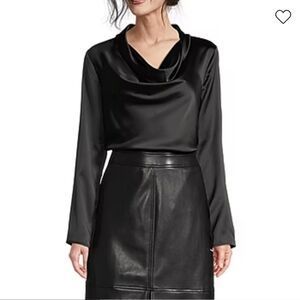 Worthington Colw Neck Long Sleeve Blouse